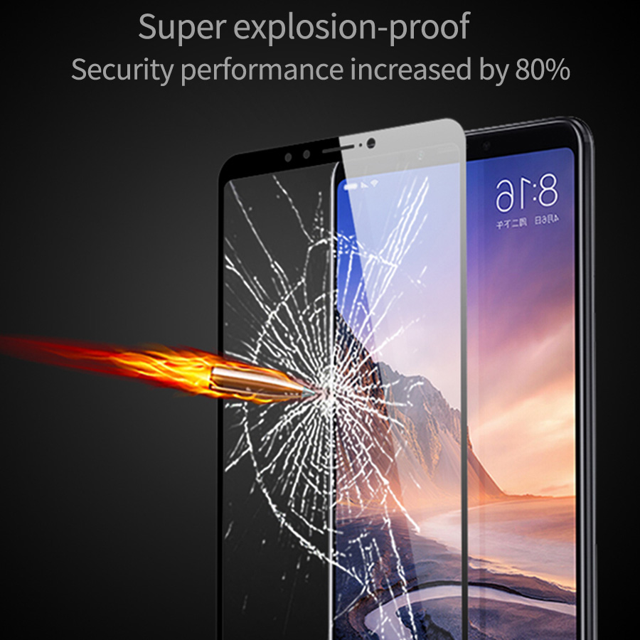 Bakeey-Anti-Explosion-Full-Cover-Tempered-Glass-Screen-replacement-Protector-For-Xiaomi-Mi-MAX-3-Non-1377689-4
